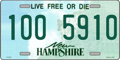 NH license plate 1005910