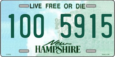 NH license plate 1005915