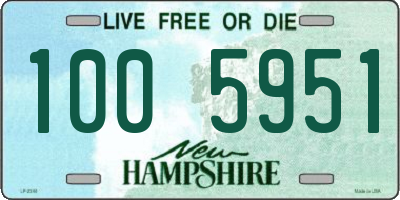 NH license plate 1005951