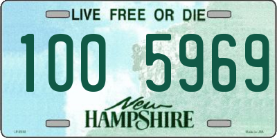 NH license plate 1005969