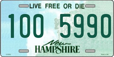NH license plate 1005990