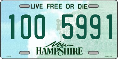 NH license plate 1005991