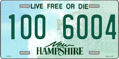 NH license plate 1006004