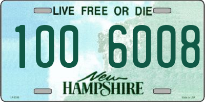 NH license plate 1006008