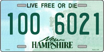 NH license plate 1006021