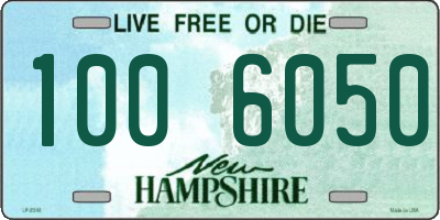 NH license plate 1006050