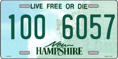 NH license plate 1006057