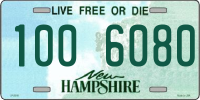 NH license plate 1006080