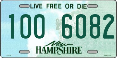 NH license plate 1006082