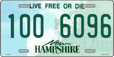 NH license plate 1006096