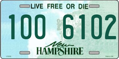 NH license plate 1006102