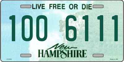 NH license plate 1006111