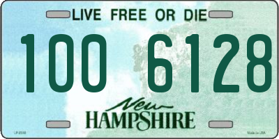 NH license plate 1006128