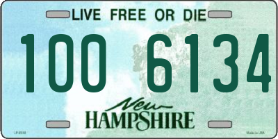 NH license plate 1006134