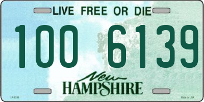 NH license plate 1006139