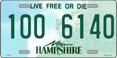 NH license plate 1006140