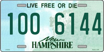 NH license plate 1006144