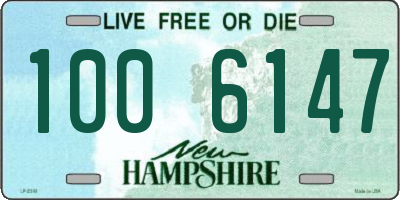 NH license plate 1006147