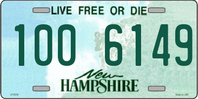 NH license plate 1006149