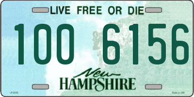 NH license plate 1006156