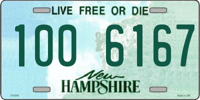 NH license plate 1006167