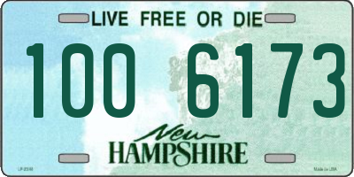 NH license plate 1006173