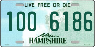 NH license plate 1006186