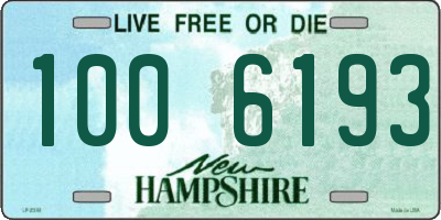 NH license plate 1006193