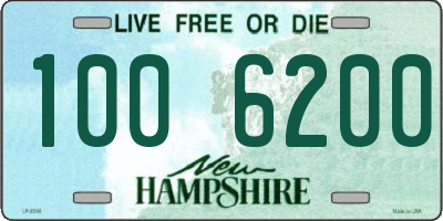 NH license plate 1006200