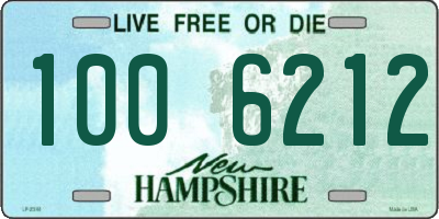 NH license plate 1006212