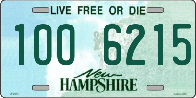 NH license plate 1006215