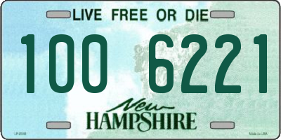 NH license plate 1006221