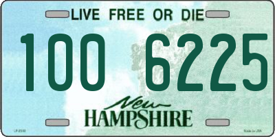 NH license plate 1006225