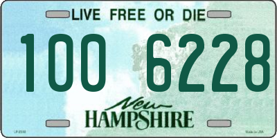 NH license plate 1006228