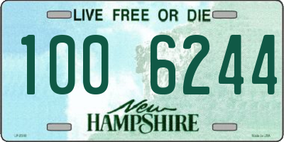 NH license plate 1006244