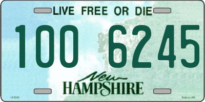 NH license plate 1006245