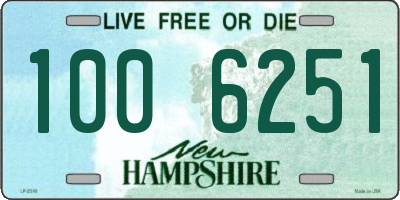 NH license plate 1006251