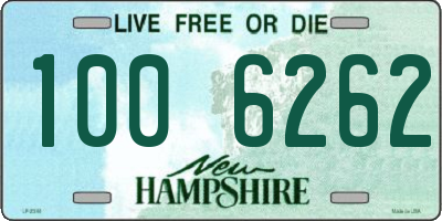 NH license plate 1006262