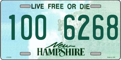 NH license plate 1006268