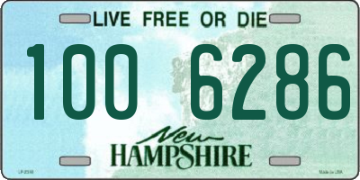 NH license plate 1006286