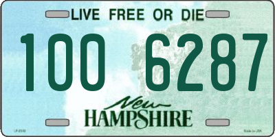 NH license plate 1006287