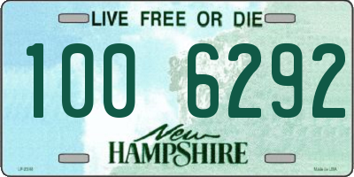 NH license plate 1006292