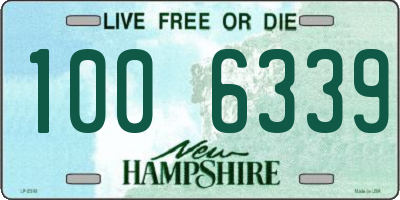 NH license plate 1006339