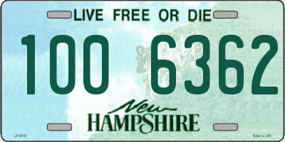 NH license plate 1006362