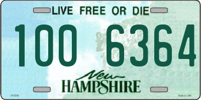 NH license plate 1006364