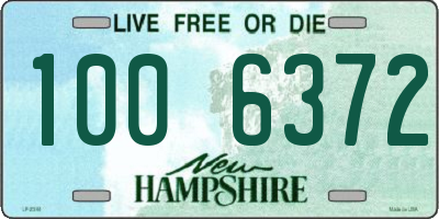 NH license plate 1006372