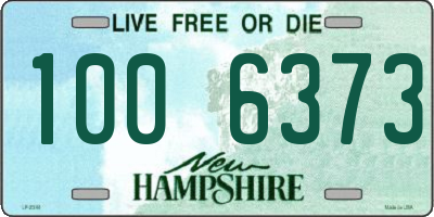 NH license plate 1006373