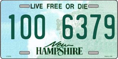 NH license plate 1006379