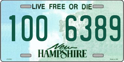 NH license plate 1006389