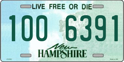 NH license plate 1006391